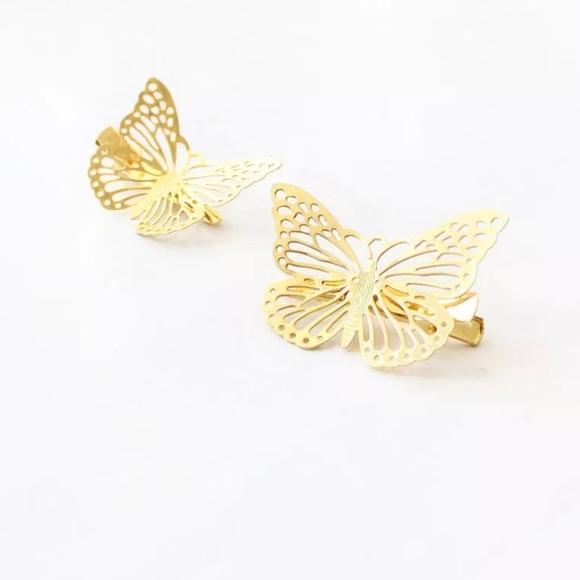☆Samantha☆ Butterfly Hair Clips - Picture 3 of 4